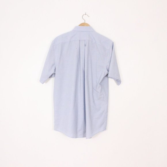 *Stafford Mens Short Sleeve Wrinkle Free Oxford Button Down Collar Dress Shirt - Picture 6 of 6